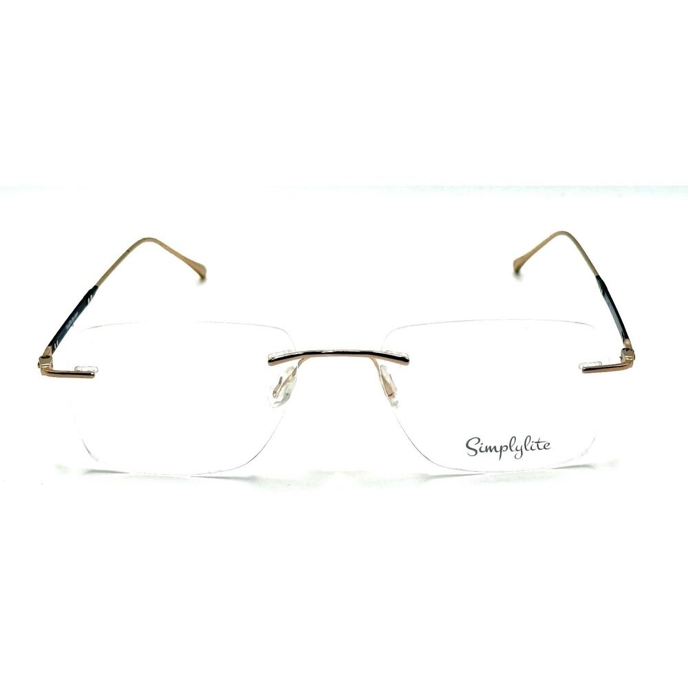 SIMPLYLITE SL601 ROSEGOLD/BLACK EYEGLASSES SUNGLASSES FRAMES 53-18-145